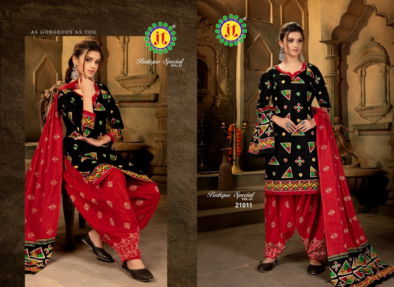 JT Batique Special Vol 21 Stylish Cotton Printed Salwar Suit