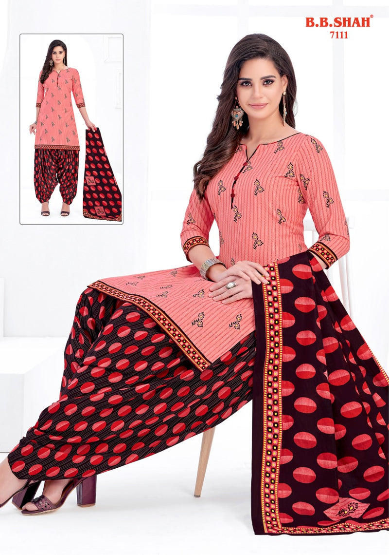 B B Shah Launch Nayraa Vol 1 Pure Cotton Printed Patiyala Style Designer Regular Wear Salwar Kameez