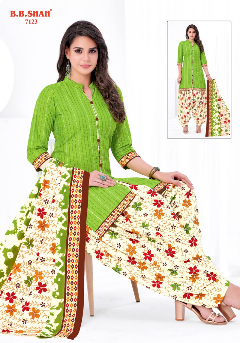 B B Shah Launch Nayraa Vol 1 Pure Cotton Printed Patiyala Style Designer Regular Wear Salwar Kameez