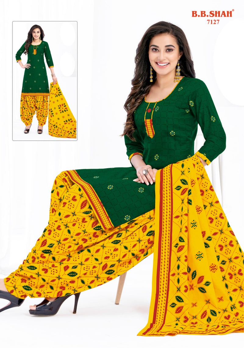 B B Shah Launch Nayraa Vol 1 Pure Cotton Printed Patiyala Style Designer Regular Wear Salwar Kameez