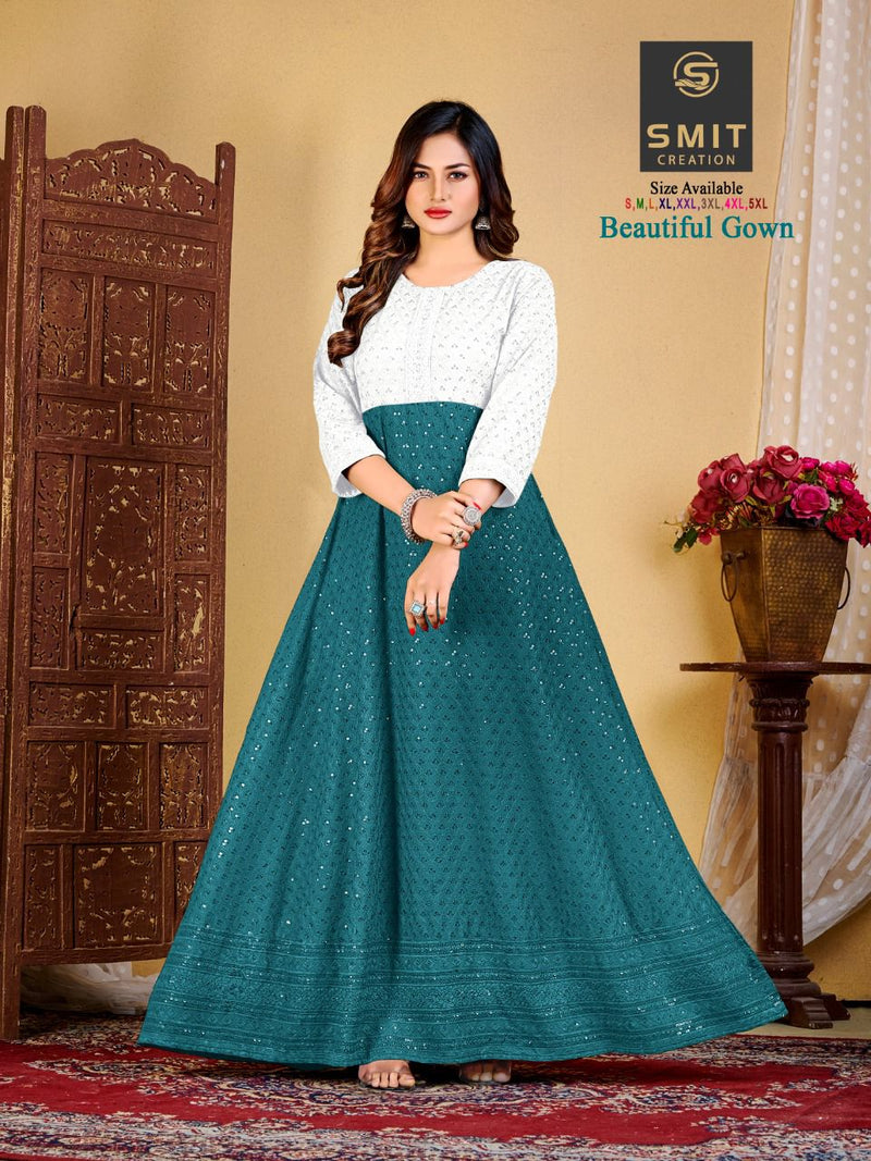 DIYA TRENDS GROOM VOL 2 DESIGNER LONG GOWN STYLE KURTIS WHOLESALER -  Geetanjali Fashions