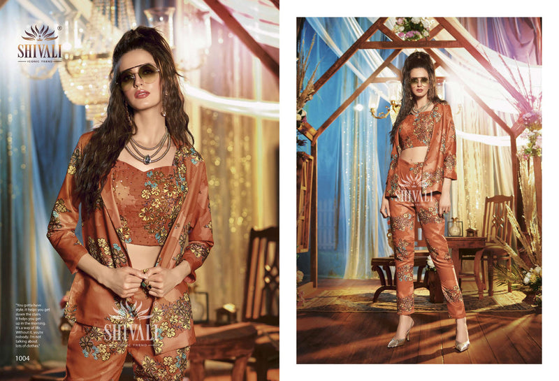 Shivali Bebo Fancy Printed With Embroidery Work Stylish Designer Crop Top Attractive Look Kurti