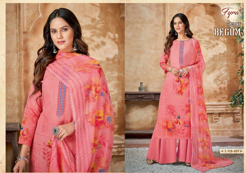 Fyra Dno 01 To 010 Pure Cotton With Embroidery Stylish Designer Party Wear Printed Salwar Suit