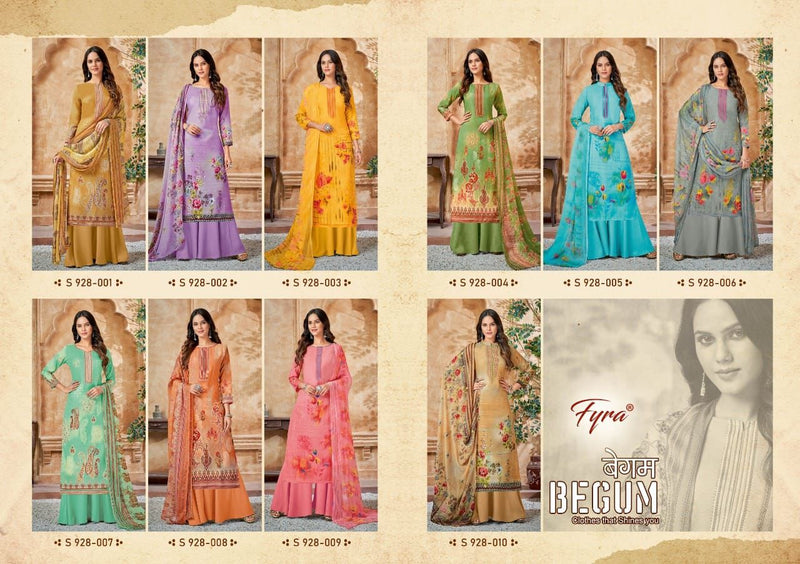 Fyra Dno 01 To 010 Pure Cotton With Embroidery Stylish Designer Party Wear Printed Salwar Suit