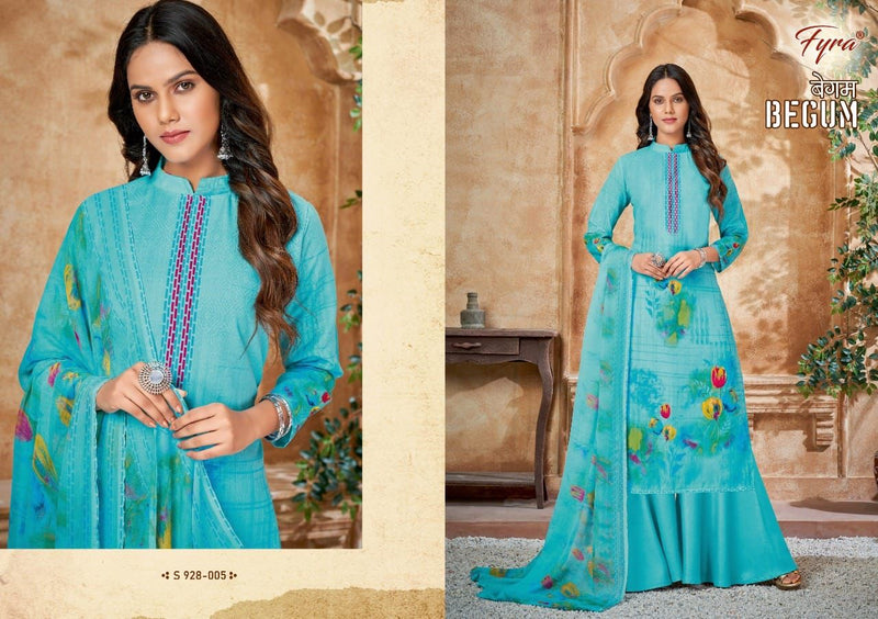 Fyra Dno 01 To 010 Pure Cotton With Embroidery Stylish Designer Party Wear Printed Salwar Suit
