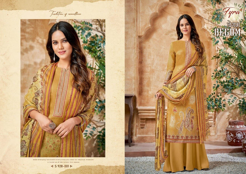 Fyra Dno 01 To 010 Pure Cotton With Embroidery Stylish Designer Party Wear Printed Salwar Suit