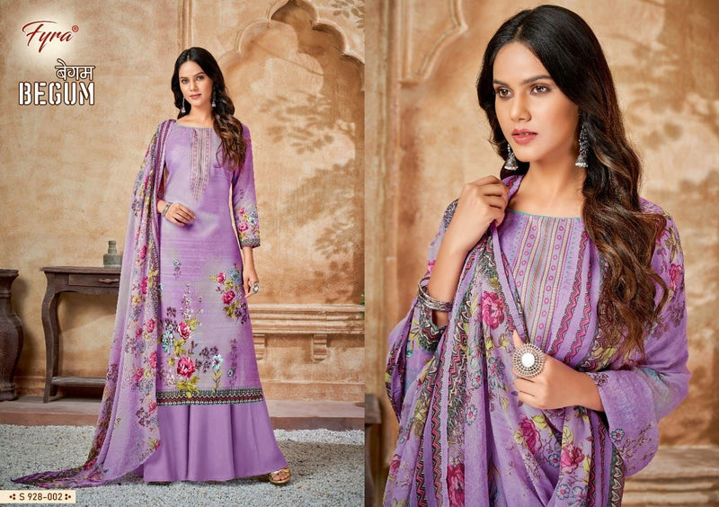 Fyra Dno 01 To 010 Pure Cotton With Embroidery Stylish Designer Party Wear Printed Salwar Suit