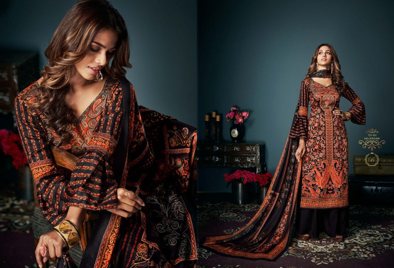 Bellza Kalamkari Pashmina With Exclusive Digital Prints Stylish Salwar Kameez