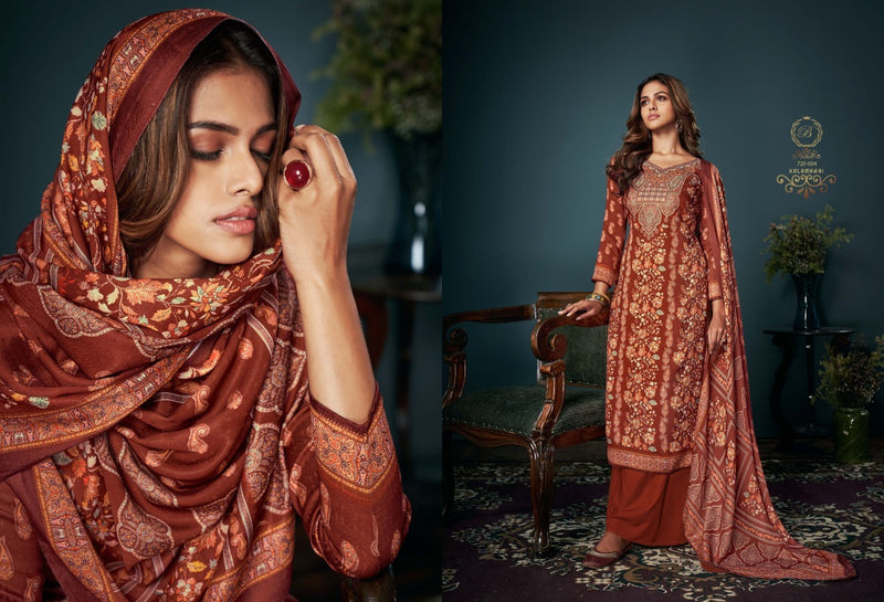 Bellza Kalamkari Pashmina With Exclusive Digital Prints Stylish Salwar Kameez