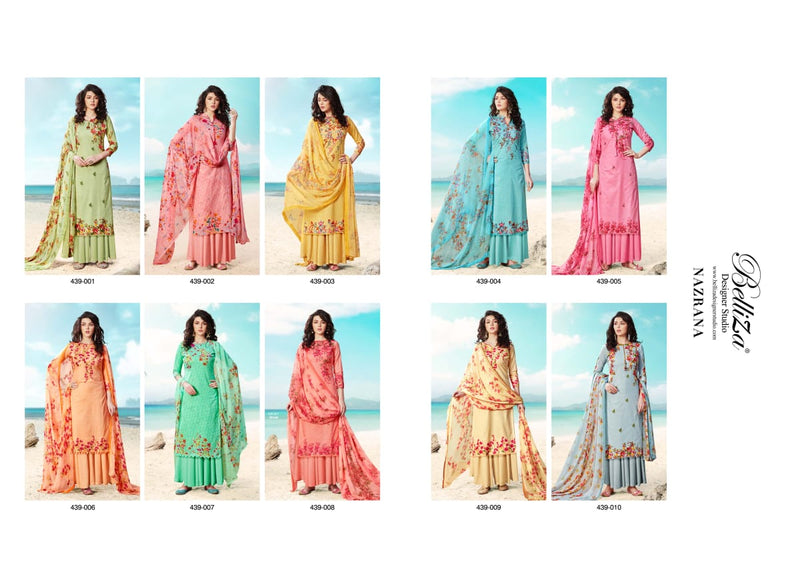 Belliza Designer Studio Nazarana Fabric Print Salwar Suit In Cotton