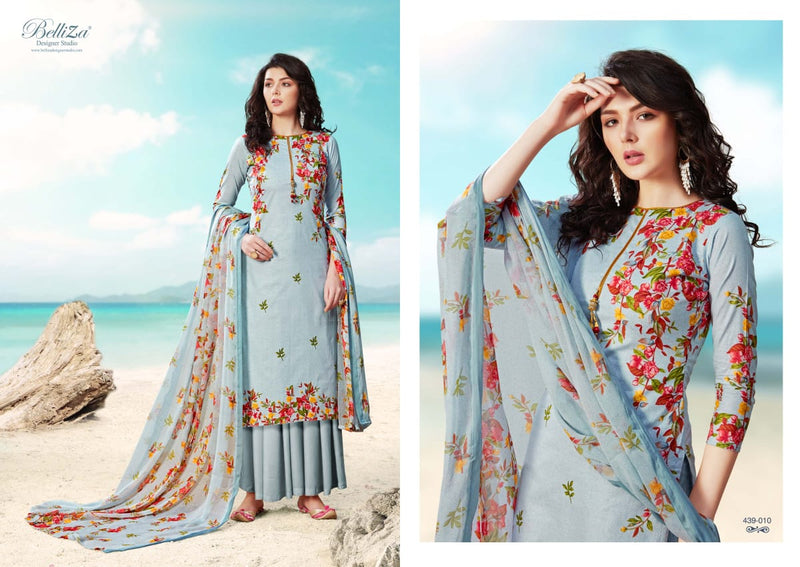 Belliza Designer Studio Nazarana Fabric Print Salwar Suit In Cotton