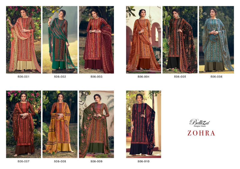 Belliza Designer Studio Zoha Pure Cotton Digital Print Work Salwar Kameez