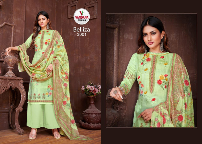 Vandana Fashion Belliza Vol 3 Cotton Digital Printed Festive Wear Salwar Suits