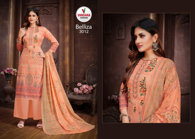 Vandana Fashion Belliza Vol 3 Cotton Digital Printed Festive Wear Salwar Suits