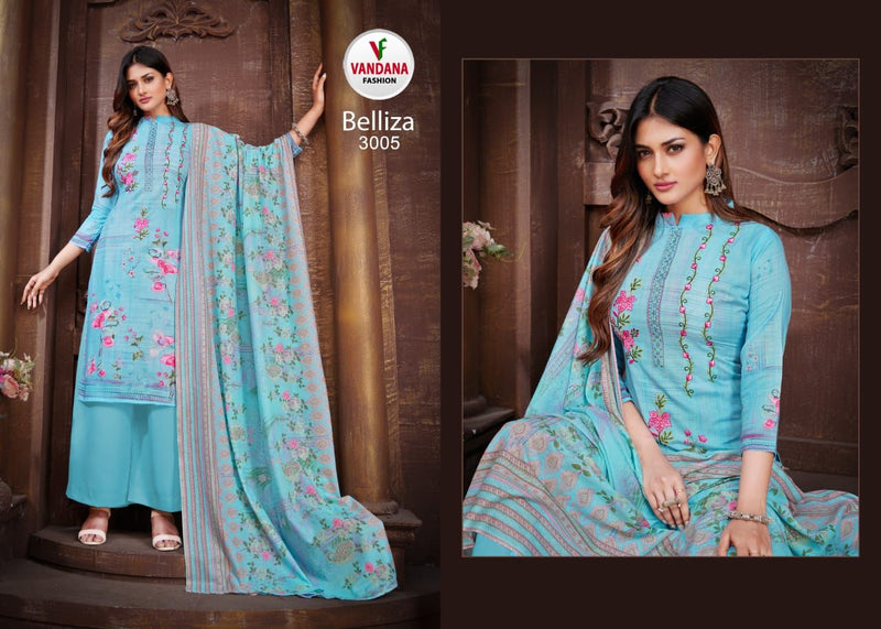 Vandana Fashion Belliza Vol 3 Cotton Digital Printed Festive Wear Salwar Suits