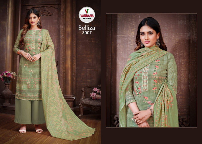 Vandana Fashion Belliza Vol 3 Cotton Digital Printed Festive Wear Salwar Suits