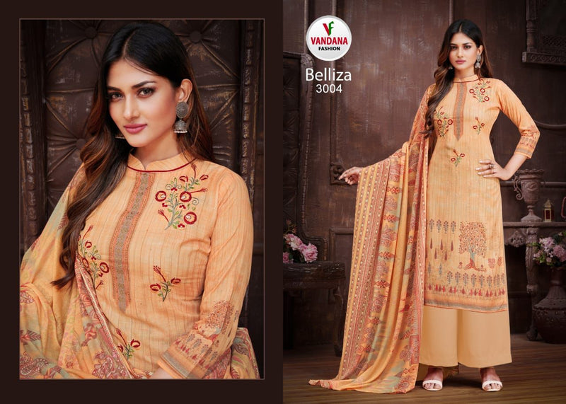 Vandana Fashion Belliza Vol 3 Cotton Digital Printed Festive Wear Salwar Suits