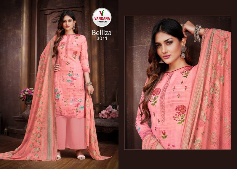 Vandana Fashion Belliza Vol 3 Cotton Digital Printed Festive Wear Salwar Suits