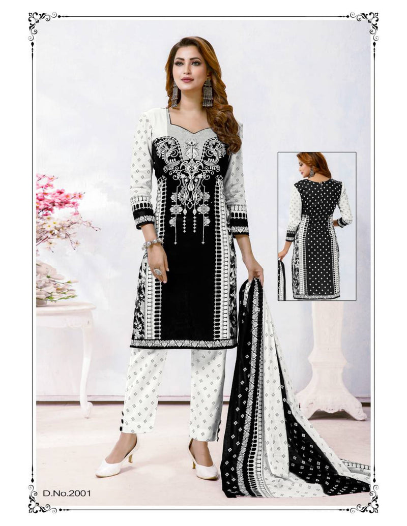 SMC Black Queen Vol 2 Heavy Cotton Printed Festive Wear Salwar Suits