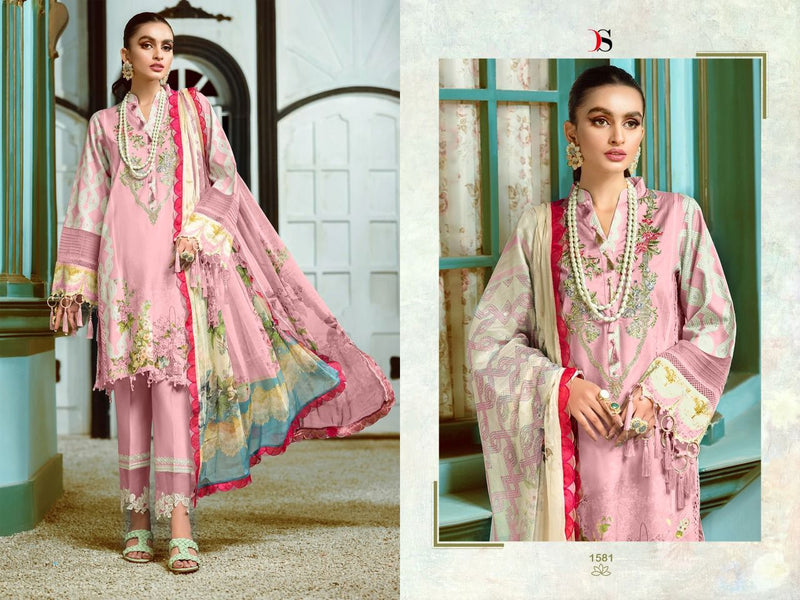 Deepsy Suits Bliss Lawn 22 2 Pure Cotton Pakistani Style Embroidered Party Wear Salwar Suits