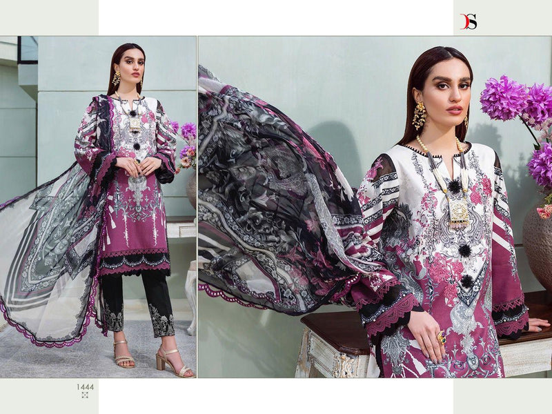 Deepsy Suits Bliss Lawn 22 Pure Cotton Embroidered Pakistani Style Party Wear Printed Salwar Suits