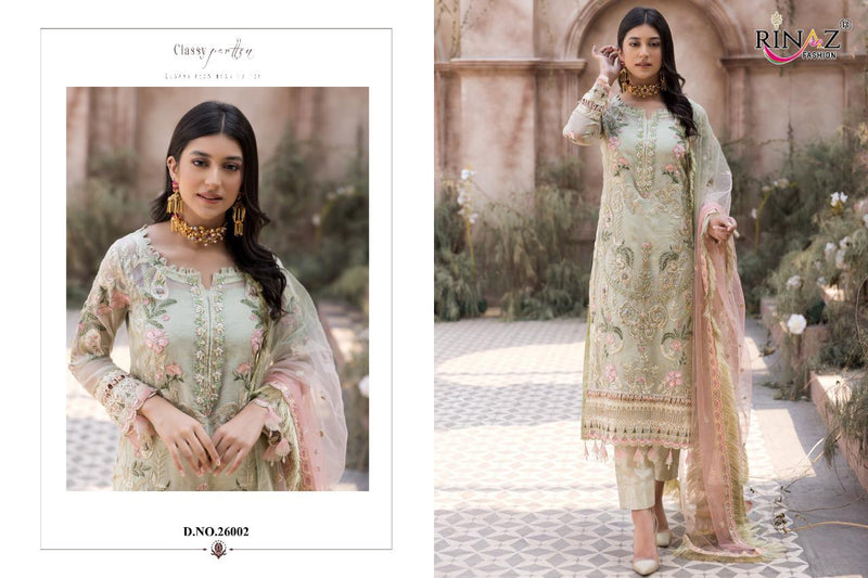 Rinaz Fashion Block Buster Vol 20 Hits Fox Georgette Designer Pakistani Style Wedding Wear Salwar Suits