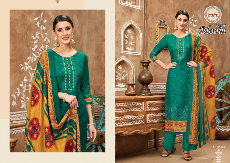 Harshit Fashion Bloom Pashmina With Fancy Printed Work Stylish Designer Salwar Kameez