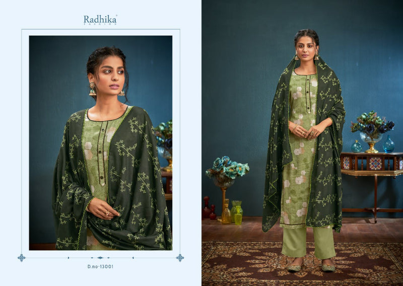 Radhika Fashion Azara Blossom 7 Cotton Printed Party Wear Salwar Kameez With Digital Print