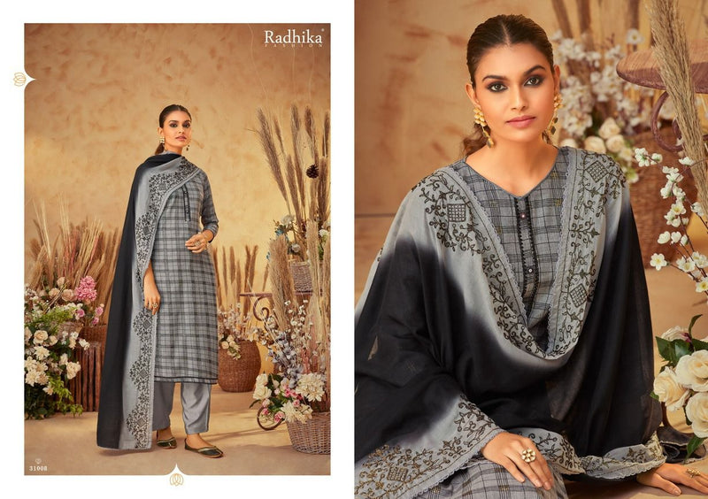 Radhika Fashion Azara Blossom Vol 10 Cotton Foil Printed Festive Wear Salwar Suits