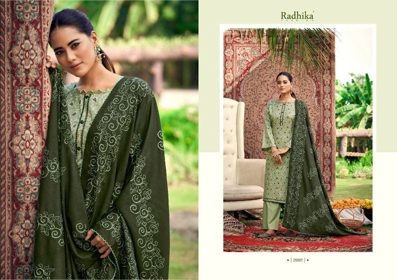 Radhika Fashion Azara Blossom Vol 9 Cotton Foil Printed Festive Wear Salwar Kameez