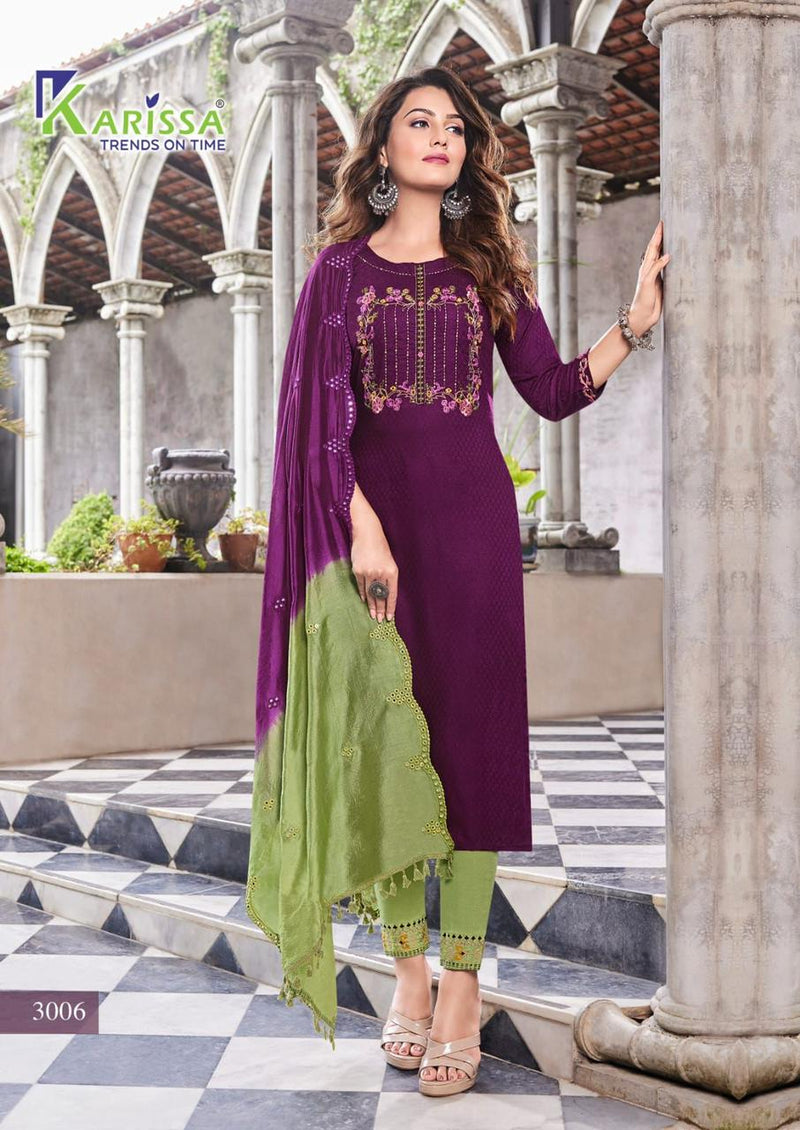 Karissa Bombay Beauty Vol 3 Viscose With Fancy Work Stylish Designer Casual Wear Kurti