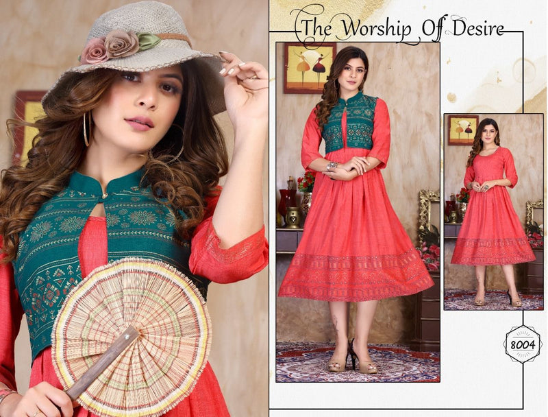 Bahara BY Anju Fabric Designer Flared Gown Style Kurti Collection Af  Wholesale Kurti Catalog