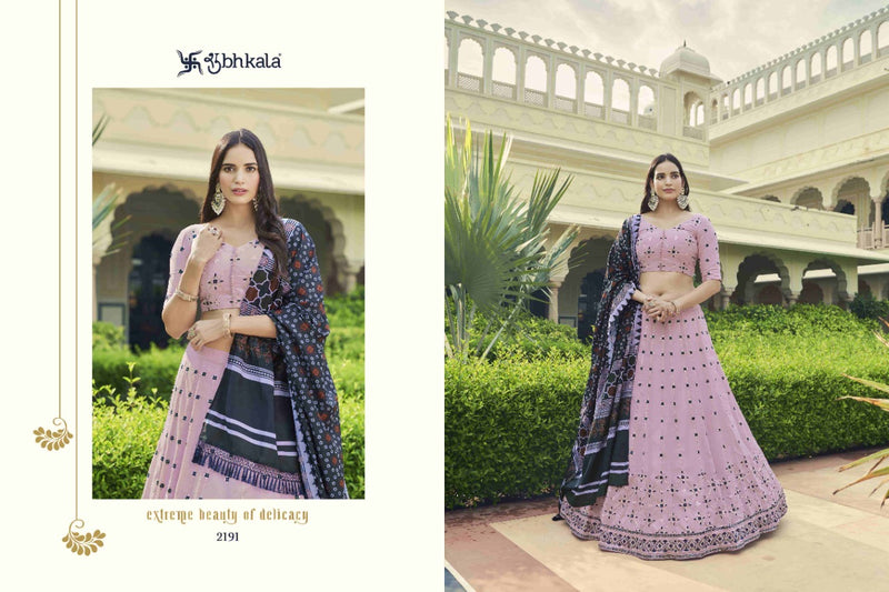 Shubhkala Dno 2191 Bridesmaid Vol 23 Georgette With Heavy Embroidery Work Stylish Designer Wedding Wear Lehenga Choli