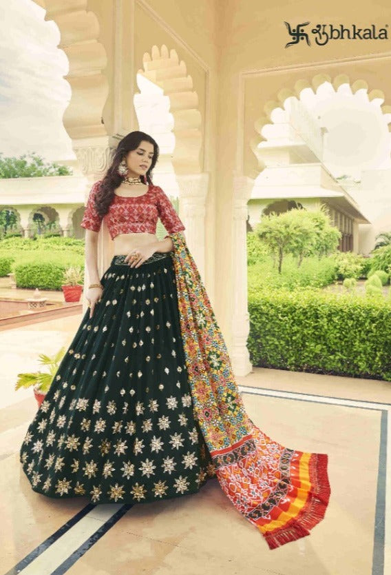 Shubhkala Dno 2193 Bridesmaid Vol 23 Georgette With Heavy Embroidery Work Stylish Designer Wedding Wear Lehenga Choli
