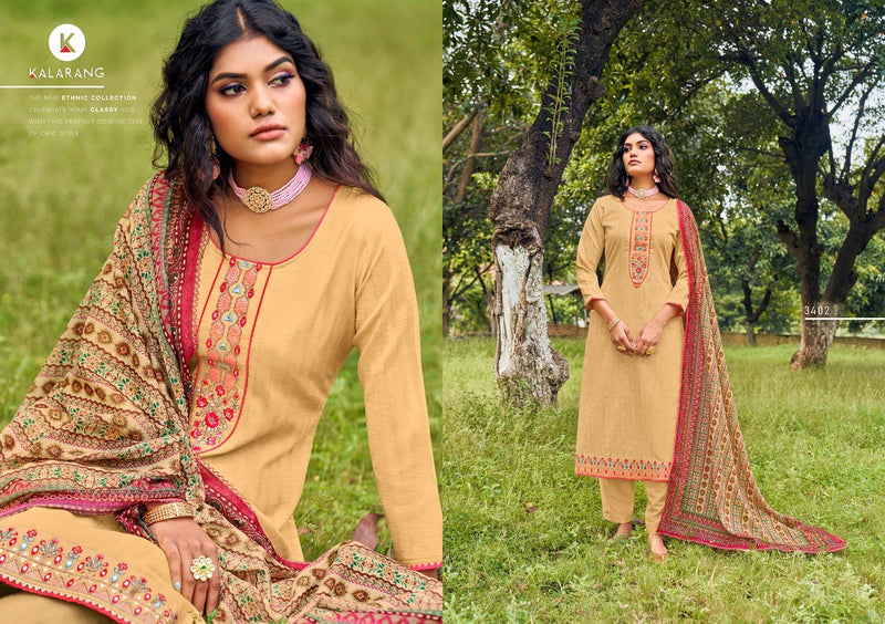 Kalarang Fashion Bulbul Parampara Weaving Beautiful Festive Wear Salwar Kameez