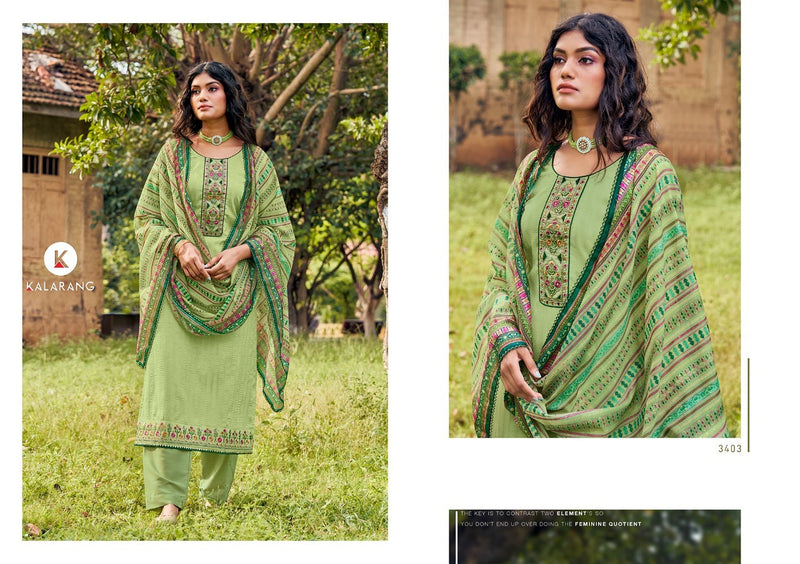 Kalarang Fashion Bulbul Parampara Weaving Beautiful Festive Wear Salwar Kameez