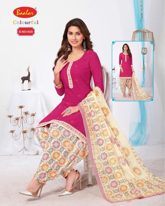 Baalar Colorful Patiyala Vol 9 Pure Cotton Printed Fancy Designer Summer Wear Collection Salwar Kameez