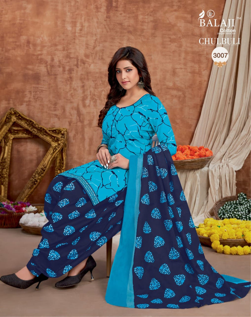 Balaji Cotton Chulbuli Vol 3 Pure Cotton Patiyala Style Readymate Salwar Suits