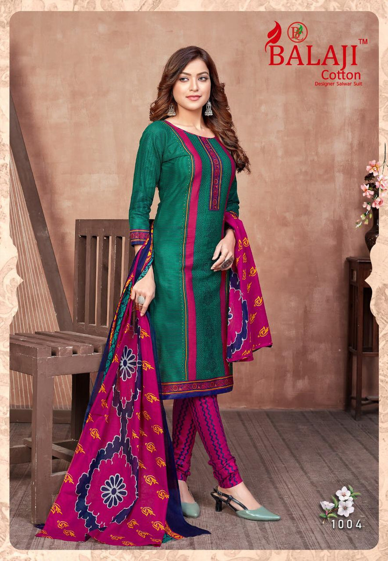 Balaji Cotton Hangama Vol 10 Pure Cotton Indian Traditional Wear Dress Material