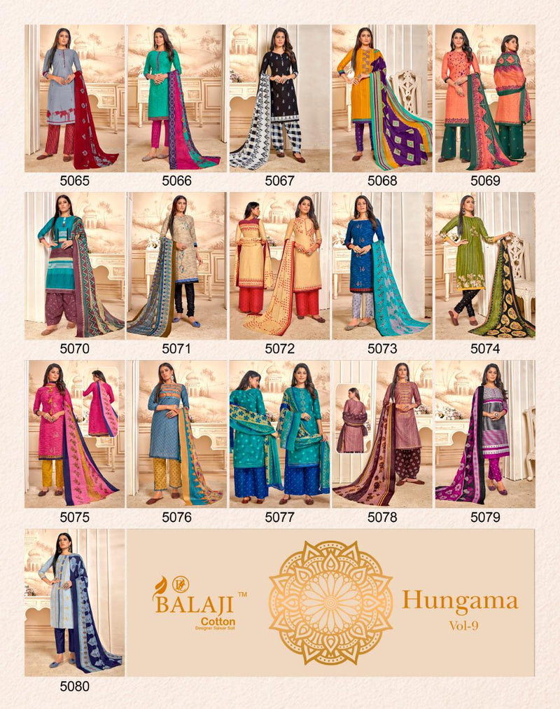 Balaji Cotton Hungama Vol 9 Pure Cotton Indian Traditional Wear Salwar Kameez