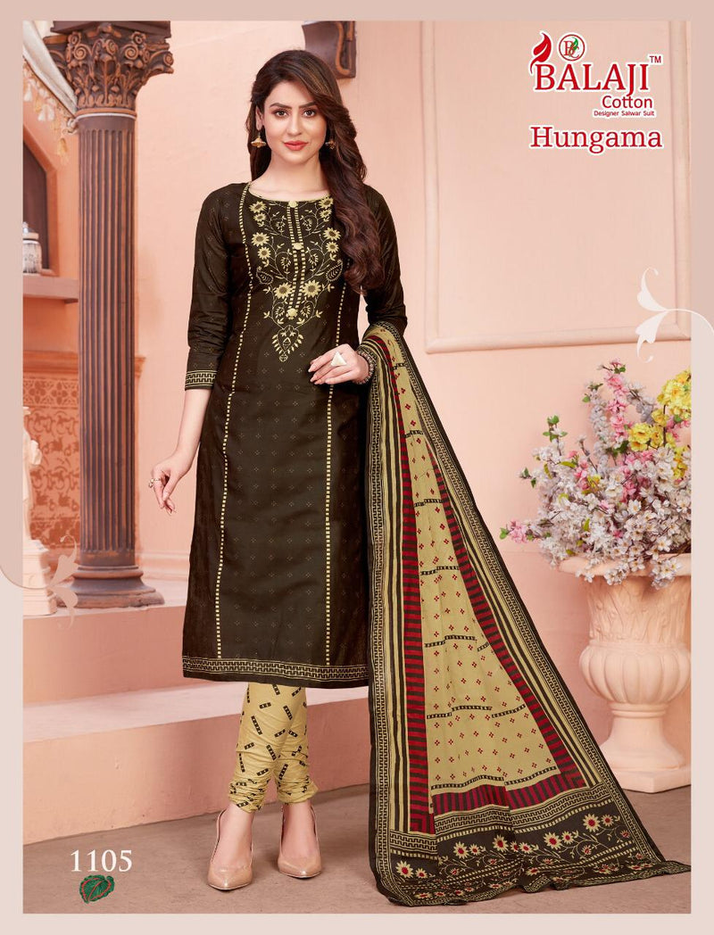 Balaji Cotton Launch By Hangama Vol 11 Cotton With Fancy Chudidar Pritned Casual Wear Salwar Suit
