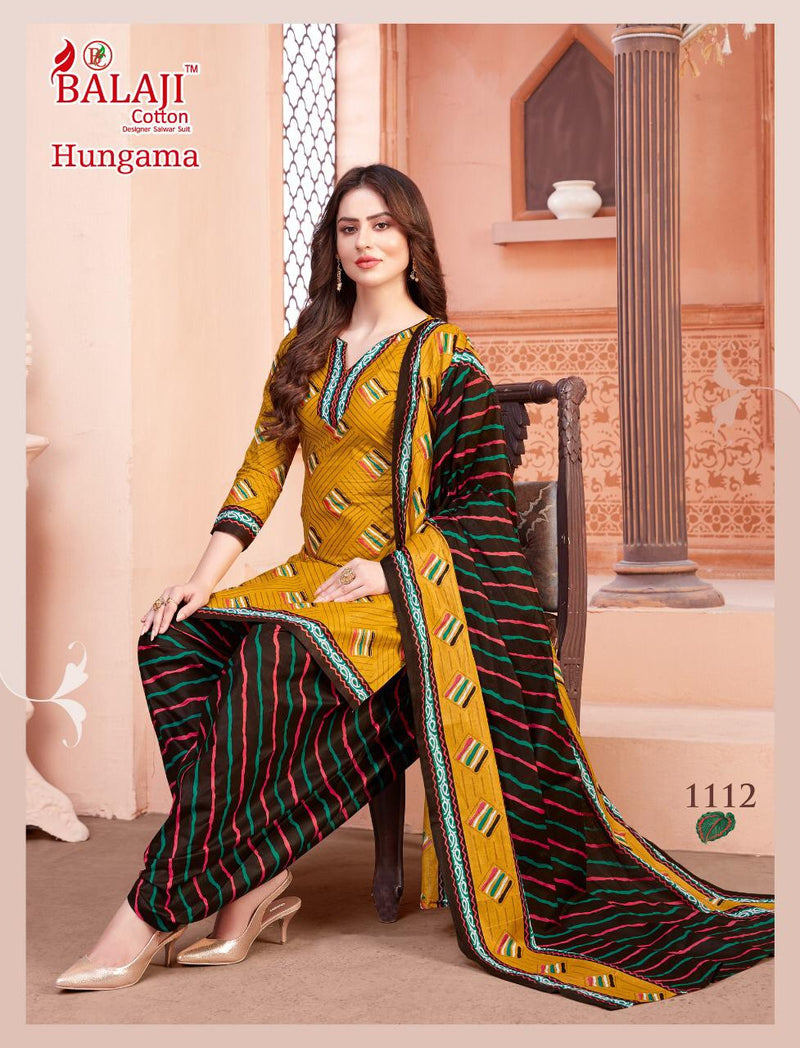 Balaji Cotton Launch By Hangama Vol 11 Cotton With Fancy Chudidar Pritned Casual Wear Salwar Suit