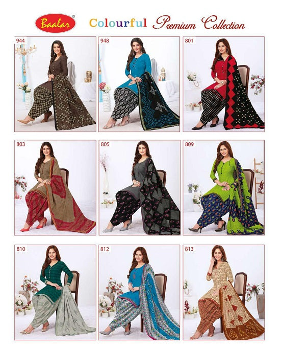 Ballar Colourful Vol 10 Pure Cotton Fancy Salwar Suit