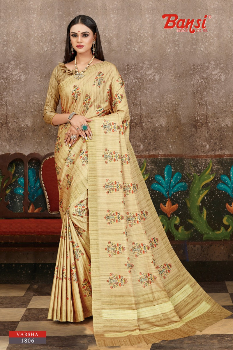Bansi Fashion Varsha Gitchya Fancy Designer Sarees In Silk