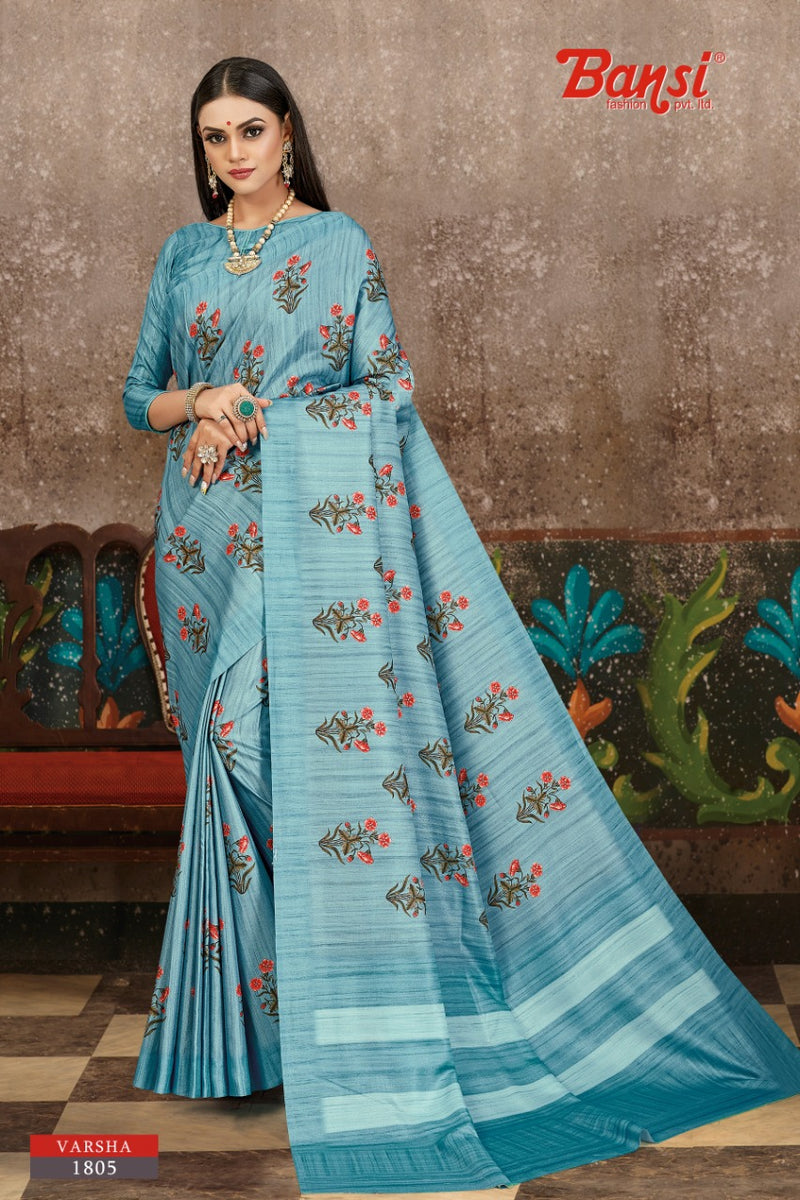 Bansi Fashion Varsha Gitchya Fancy Designer Sarees In Silk
