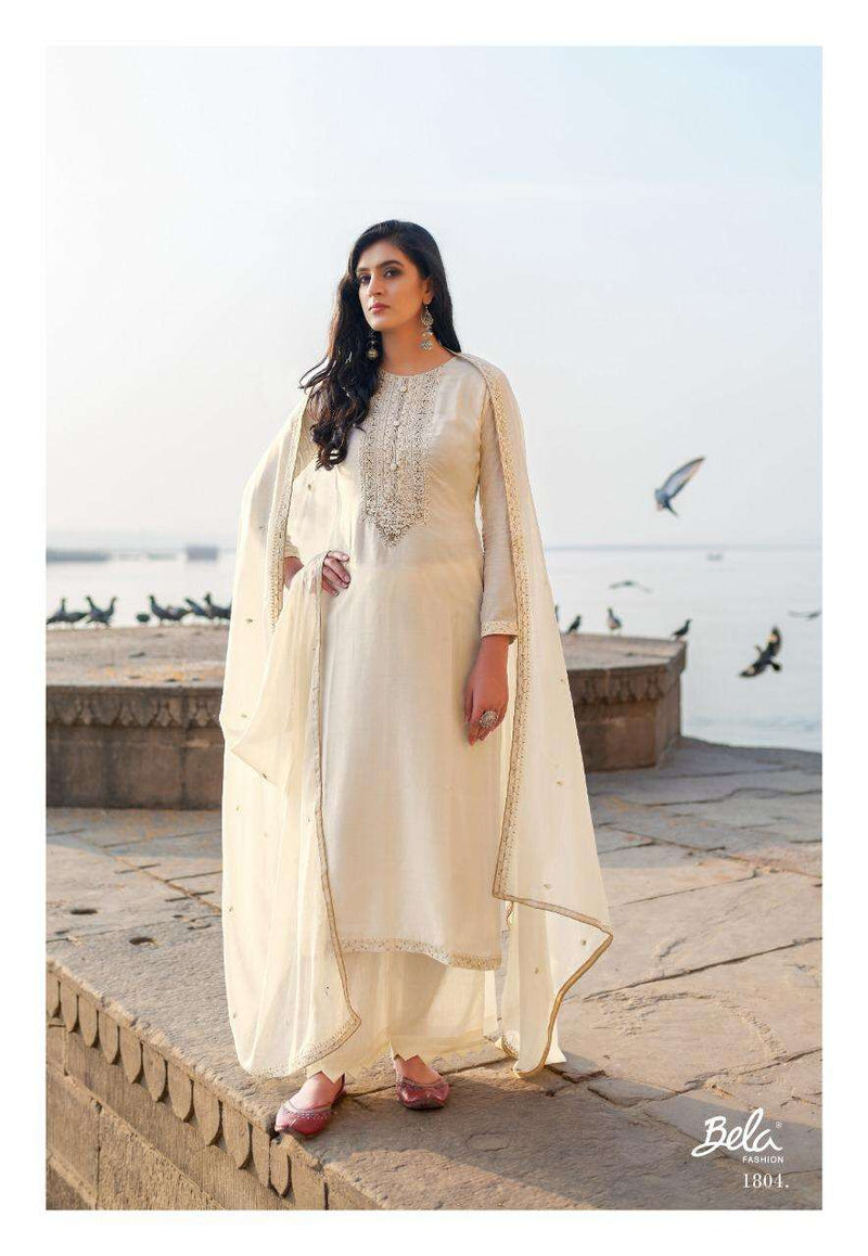 Bela Fashion Nirvana Cotton Silk Fancy Designer Salwar Suits