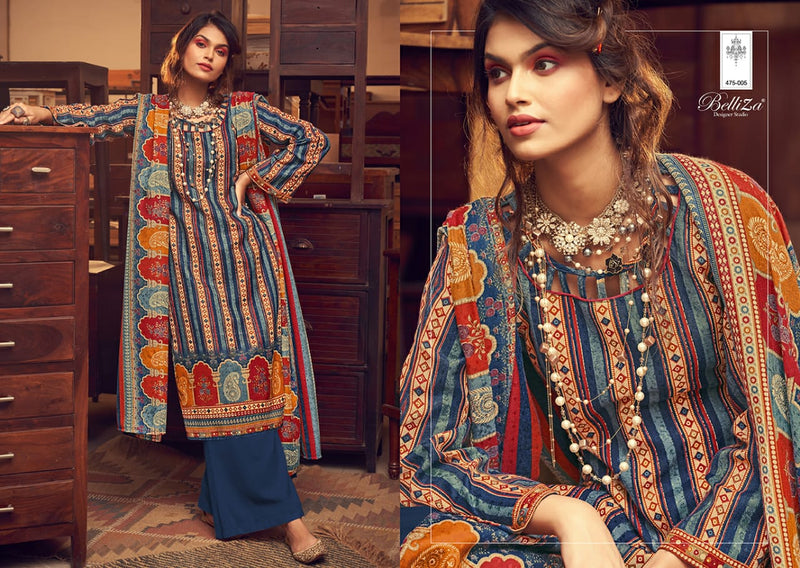 Belliza Designer Studio Almarina Pure Pashmina Digital Print Salwar Kameez