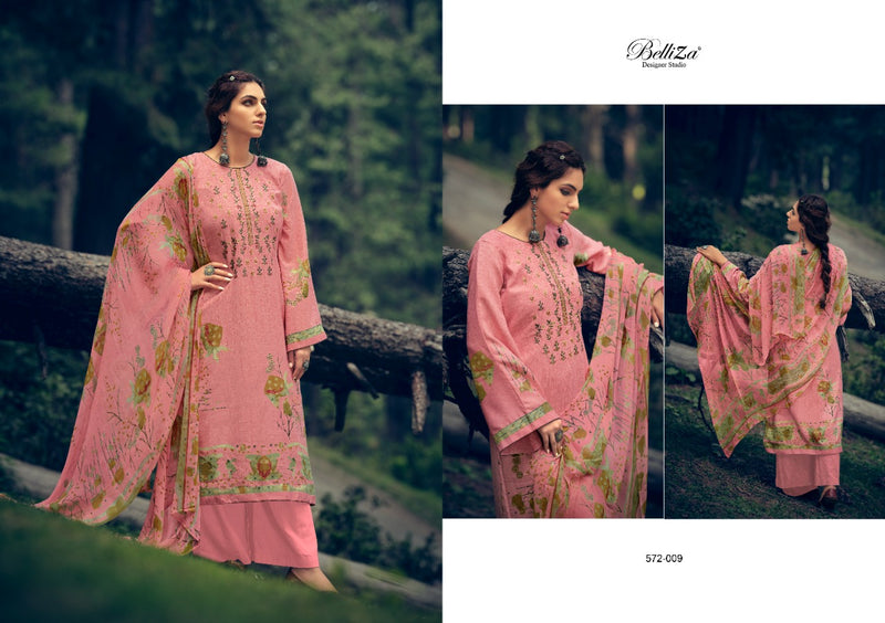 Belliza Designer Studio Aveera Pashmina With Exclusive Heavy Embroidery Work