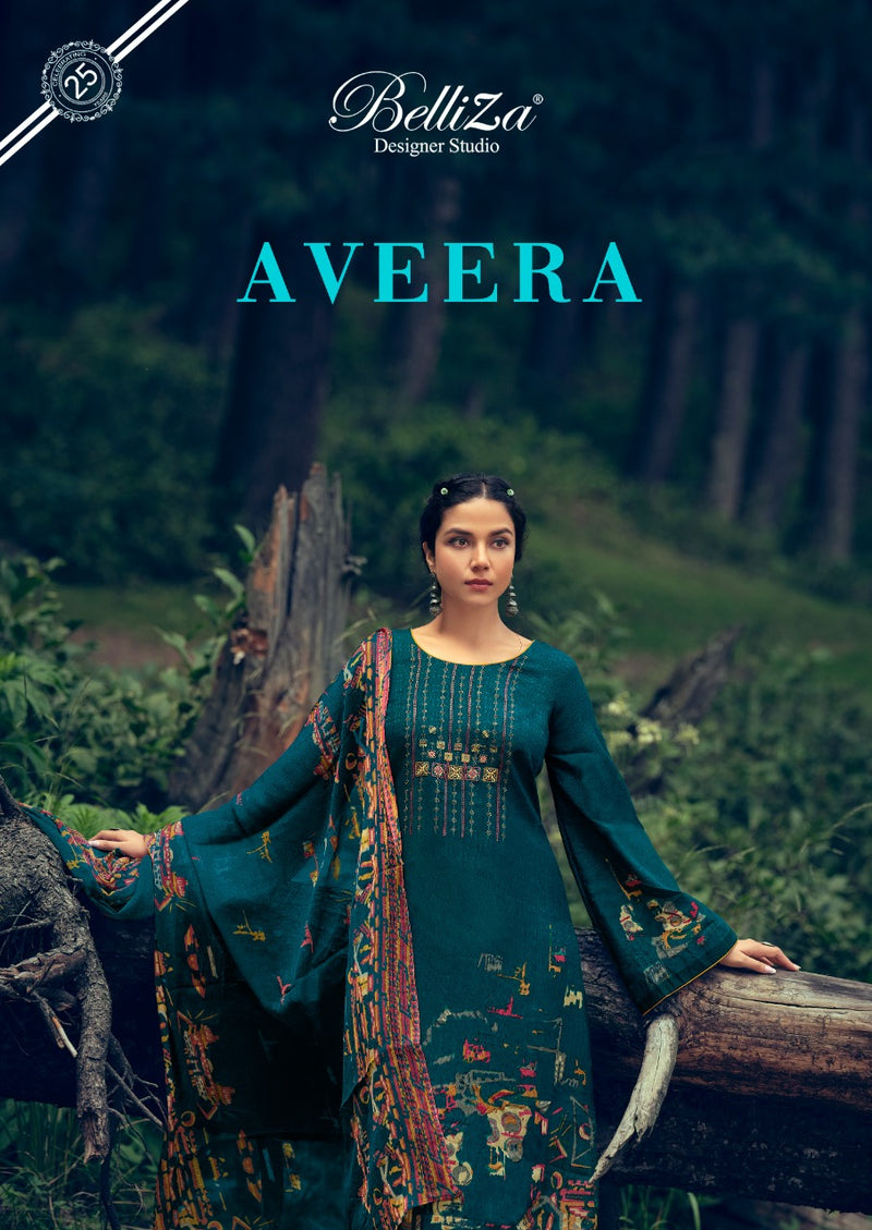Belliza Designer Studio Aveera Pashmina With Exclusive Heavy Embroidery Work