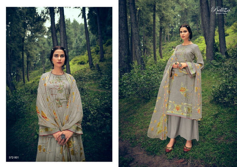 Belliza Designer Studio Aveera Pashmina With Exclusive Heavy Embroidery Work